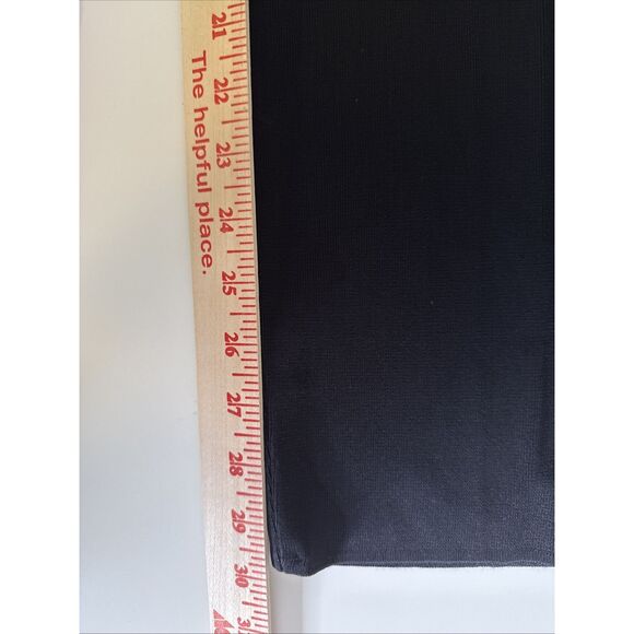 EXCLUSIVELY MISOOK Pants M Medium Black Knit Pull-On Acrylic Stretch - Picture 4 of 7